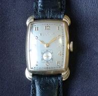 Attractive vintage Bulova winder with step lugs